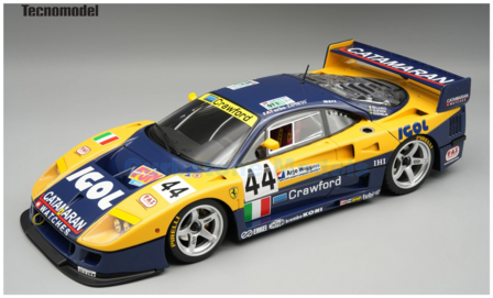 Product 1:18 | Tecnomodel TM18429B | Ferrari F40 GTE | Igol Ennea SRL 1996 #59 - L.Della-Noca - A.Olofsson - C.Rosenblad