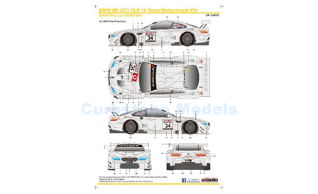 Product 1:24 | SK Decals SK24086 | BMW M6 GT3 Pro | Walkenhorst Motorsport 2018 #34 - C.Krognes