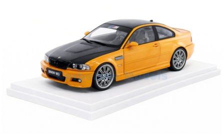 Product 1:18 | Solido S1806509 | BMW M M3 Coupe (E46) Orange and Black 2000