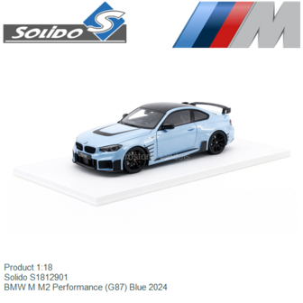 Product 1:18 | Solido S1812901 | BMW M M2 Performance (G87) Blue 2024