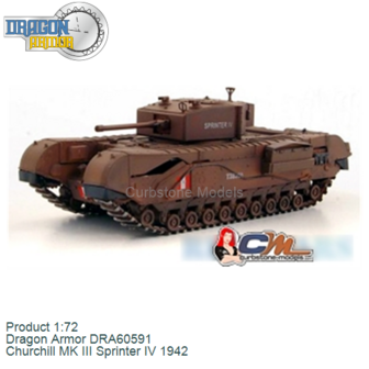 Product 1:72 | Dragon Armor DRA60591 | Churchill MK III Sprinter IV 1942