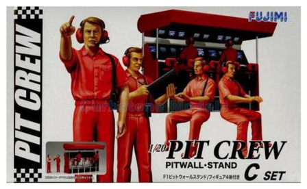 Product 1:24 | Fujimi Mokei 11332 | Figuren Pit Crew Pitwall Stand