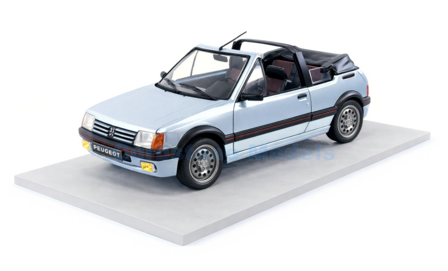 Product 1:18 | Solido S1806203 | Peugeot 205 CTI Blue Metallic Silver 1989