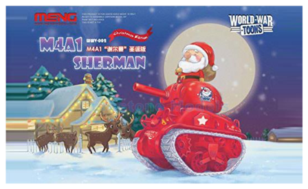 Product 1:73 | MENG WWY-002 | Tank M4A1 Sherman Christmass Edition 1940