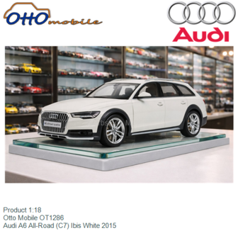 Product 1:18 | Otto Mobile OT1286 | Audi A6 All-Road (C7) Ibis White 2015