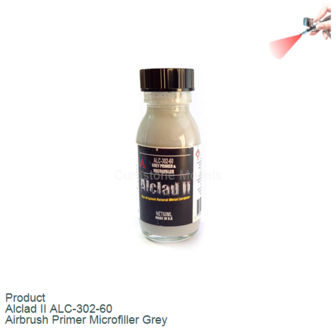 Product  | Alclad II ALC-302-60 | Airbrush Primer Microfiller Grey
