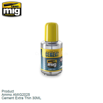 Product  | Ammo AMIG2025 | Cement Extra Thin 30ML