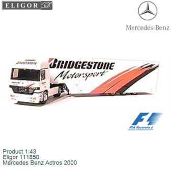 Product 1:43 | Eligor 111850 | Mercedes Benz Actros 2000