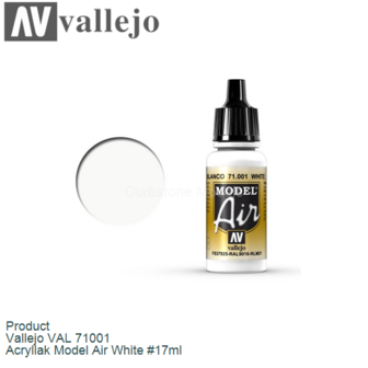 Product  | Vallejo VAL 71001 | Acryllak Model Air White #17ml
