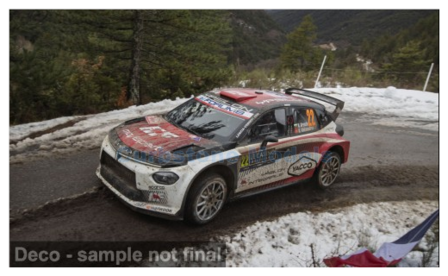 Product 1:18 | IXO-Models 18RMC273B.22 | Lancia Corse HF Ypsilon HF Integrale Rally2 2024 #22 - N.Gryazin - K.Aleksandrov