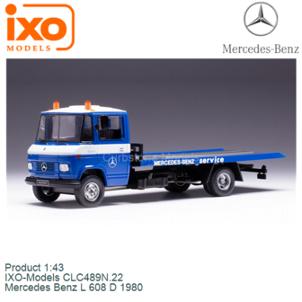 Product 1:43 | IXO-Models CLC489N.22 | Mercedes Benz L 608 D 1980