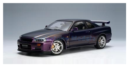 Product 1:18 | Autoart 77464 | Nissan Skyline GT-R (R34) Z-Tune Midnight Purple