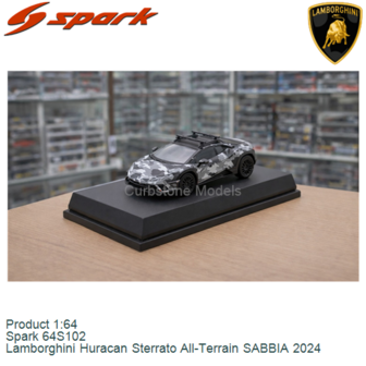 Product 1:64 | Spark 64S102 | Lamborghini Huracan Sterrato All-Terrain SABBIA 2024