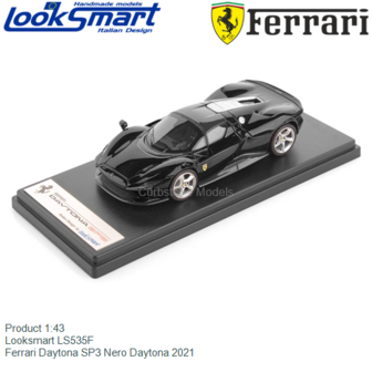Product 1:43 | Looksmart LS535F | Ferrari Daytona SP3 Nero Daytona 2021