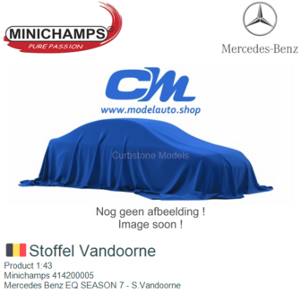 Product 1:43 | Minichamps 414200005 | Mercedes Benz EQ SEASON 7 - S.Vandoorne