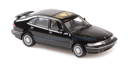 Product 1:43 | Minichamps 940170501 | Saab 900 Saloon 4-Door Zwart 1995