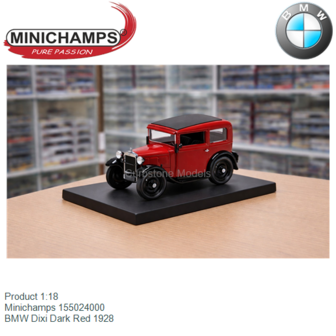 Product 1:18 | Minichamps 155024000 | BMW Dixi Dark Red 1928