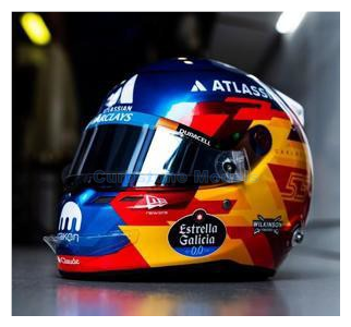 Product 1:5 | Spark 5HF248 | Bell Helmet | Atlassian Williams Formula One Team 2026 #55 - C.Sainz
