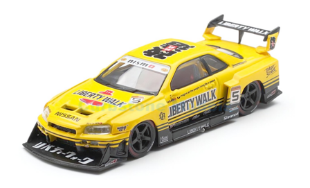 Product 1:64 | MiniGT MGT01182-R | Nissan Skyline GTR (R34) Super Silhouette Sport Liberty Walk 2025 #5