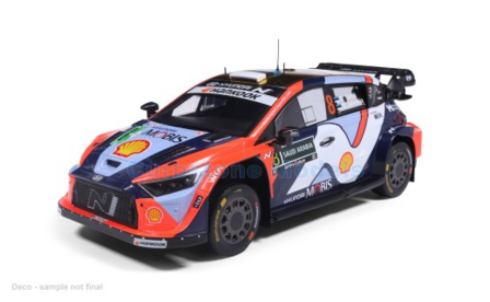 Product 1:18 | IXO-Models 18RMC268.22 | Hyundai Mobis Shell WRT i20 N Rally1 2025 #8 - O.T&auml;nak - M.J&auml;rveoja