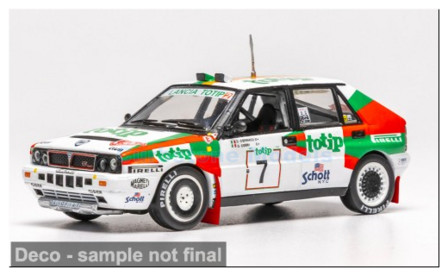 Product 1:43 | IXO-Models RAC454B.22 | Lancia Delta HF Integrale 16V | Jolly Club 1987 #7 - D.Cerrato - G.Cerri