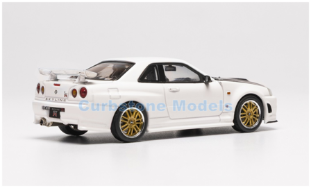 Product 1:43 | IXO-Models CLC633N.22 | Nissan Skyline GT-R R34 White and Black 2002