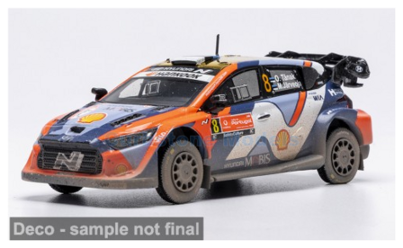 Product 1:43 | IXO-Models RAM1003A.22 | Hyundai Shell Mobis WRT i20 N Rally1 2025 #8 - O.T&auml;nak - M.J&auml;rveoja