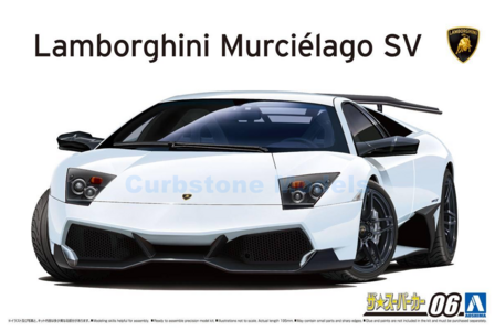 Product 1:24 | Aoshima AO05901 | Lamborghini Murcielago LP670.4 White 2009