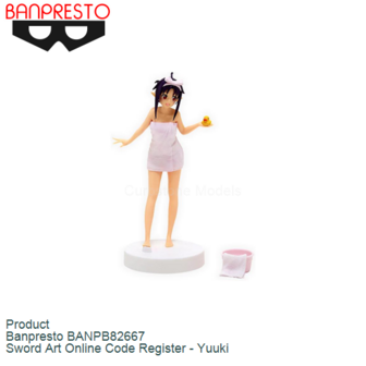 Product  | Banpresto BANPB82667 | Sword Art Online Code Register - Yuuki