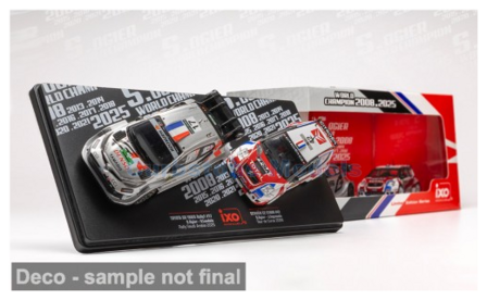 Product 1:43 | IXO-Models RAM1015SET2.22 | Toyota GT Yaris Rally1 - Citro&euml;n C2 S1600 2025 #17 #1 - S.Ogier