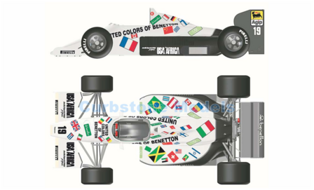 Product 1:43 | Tameo TMK452 | Toleman TG185 Hart 1985 #19 - T.Fabi