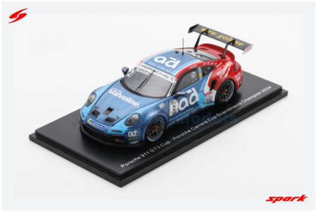 Product 1:43 | Spark S6298 | Porsche 911 GT3 Cup | Micke K&aring;gered Racing 2024 #2 - L.Sundahl