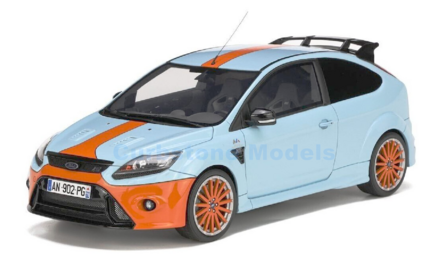 Product 1:18 | Solido SO1813104 | Ford Focus RS Mk.2 Le Mans Edition Gulf Blue and Orange 2010