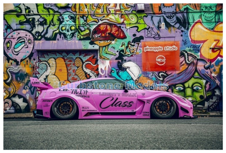 Product 1:18 | Solido SO1815601 | LB Performance Nissan GT-R (R35) Liberty Work Silhouette Body Kit Pink 2025