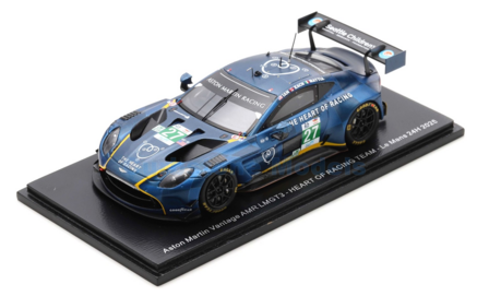 Product 1:18 | Spark 18S1072 | Aston Martin Vantage AMR GT3 Evo LMGT3 | Heart of Racing Team 2025 #27 - Z.Robichon - I.James - 