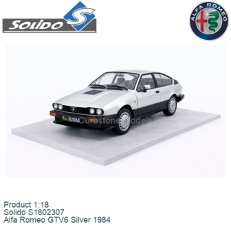 Product 1:18 | Solido S1802307 | Alfa Romeo GTV6 Silver 1984