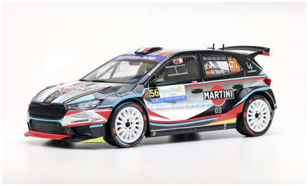 Product 1:18 | IXO-Models 18RMC253.22 | Skoda Fabia RS Rally2 (2023) 2015 #56 - M.Marti - M.Granados