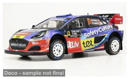 Product 1:18 | IXO-Models 18RMC240.22 | M-Sport Ford WRT Puma Rally1 2025 #22 - M.Sesks - F.Renars