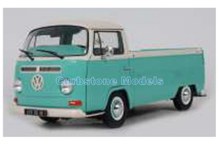 Product 1:18 | Solido SO1809405 | Volkswagen T2 Pickup Turquoise and White 1968