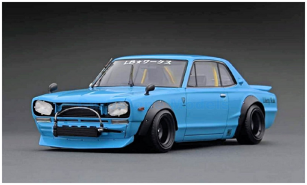 Product 1:18 | Solido SO1813005 | LB Performance Nissan Skyline 2000 GT-R LBWK Hakosuka Blue 1970