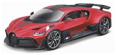 Product 1:18 | Bburago 18-11045RED | Bugatti Divo Red and carbon black 2019