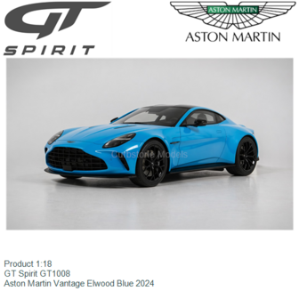 Product 1:18 | GT Spirit GT1008 | Aston Martin Vantage Elwood Blue 2024