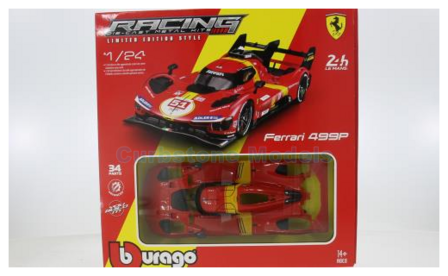 Product 1:24 | Bburago 18-26583 | Scuderia Ferrari / AF-Corse 499P  KIT 2023 #51 - J.Calado - A.Giovinazzi - A.Pier Guidi