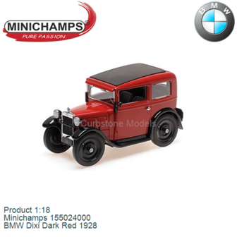 Product 1:18 | Minichamps 155024000 | BMW Dixi Dark Red 1928