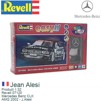 Product 1:32 | Revell 07120 | Mercedes Benz CLK | AMG 2002 - J.Alesi