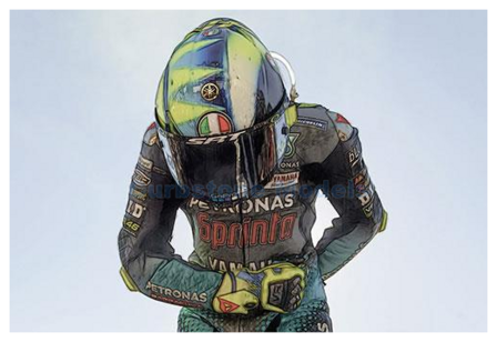 Product 1:8 | Minichamps 399210096 | AGV Helmet 2021 #46 - V.Rossi
