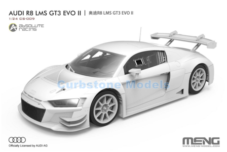 Product 1:24 | MENG CS-011 | Audi R8 LMS GT3 EVO II | B-QUIK Absolute Racing 2023 #26 - H.Kiks - A.Tangphuncharoen 