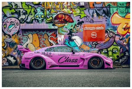 Product 1:18 | Solido SO1815601 | LB Performance Nissan GT-R (R35) Liberty Work Silhouette Body Kit Pink 2025