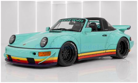 Product 1:18 | GT Spirit GT583 | RWB Porsche 911 Gundam Green 2024