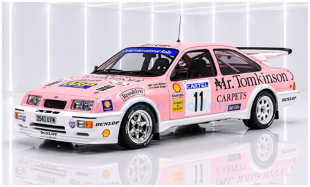 Product 1:43 | IXO-Models RAC455.22 | Ford Sierra RS Cosworth | Brooklyn Motorsport 1989 #11 - E.Gwyndaf - D.Howard
